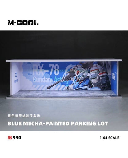 Blue Mecha Lighted Assembly Scene 1:64 – M·COOL MC914930