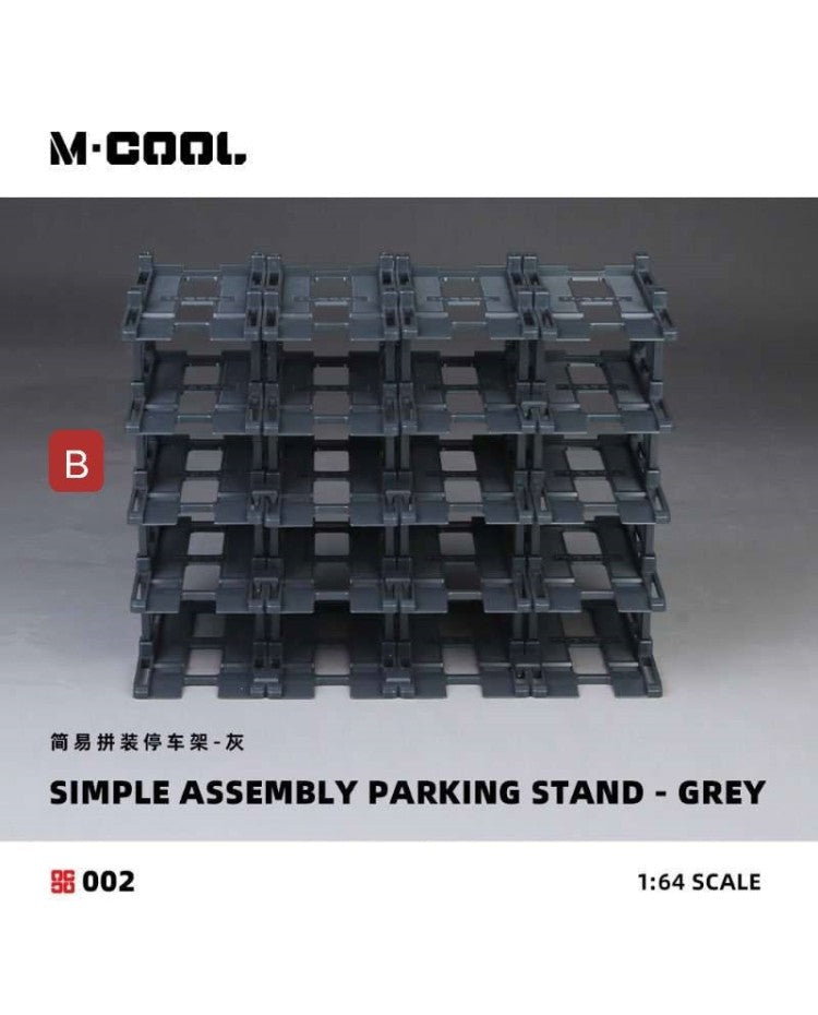 Simple Assembly Parking Stand Grey 1:64 – M-COOL MC642002