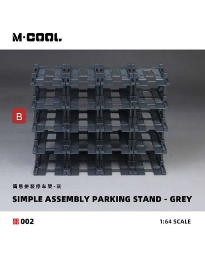Simple Assembly Parking Stand Grey 1:64 – M-COOL MC642002