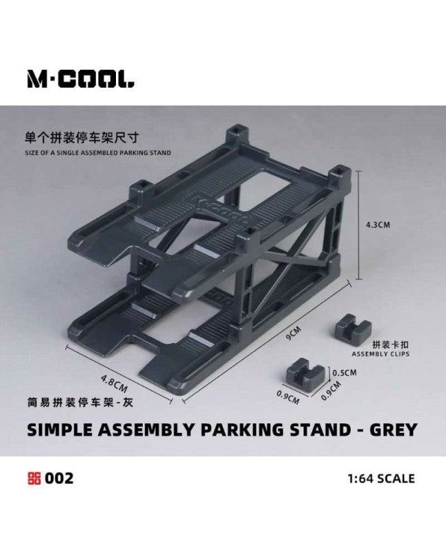 Simple Assembly Parking Stand Grey 1:64 – M-COOL MC642002