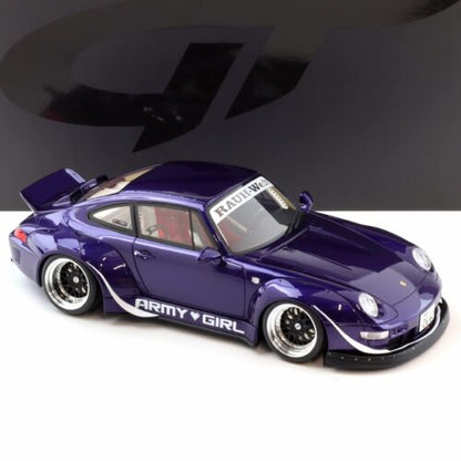 GT Spirit 1:18 2015 Porsche 911 (993) RWB “Army Girl” – Purple – GT562