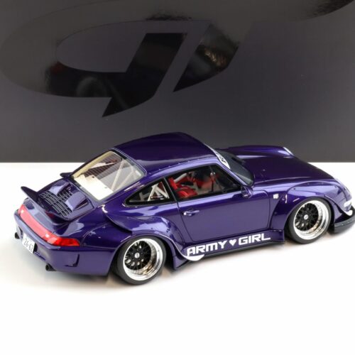 GT Spirit 1:18 2015 Porsche 911 (993) RWB “Army Girl” – Purple – GT562