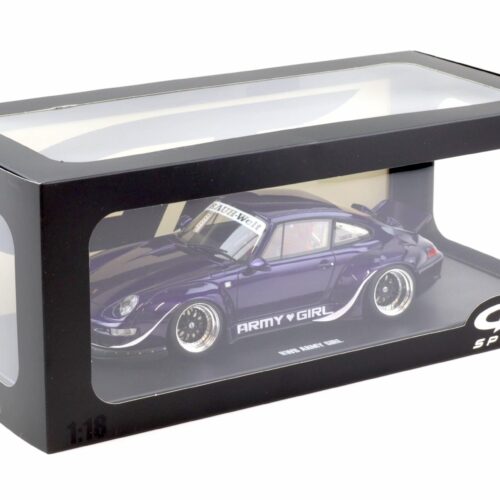 GT Spirit 1:18 2015 Porsche 911 (993) RWB “Army Girl” – Purple – GT562