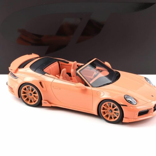 GT Spirit 1:18 Porsche 911 (992) Turbo S Cabriolet BRABUS 900 “Peetch” 2024 – Rose – GT564