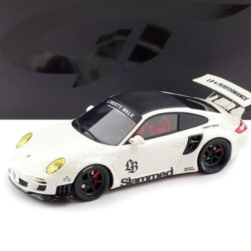 GT Spirit 1:18 Porsche 911 (997) Turbo LB-Works Liberty Walk – Blanc – GT958