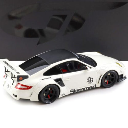 GT Spirit 1:18 Porsche 911 (997) Turbo LB-Works Liberty Walk – Blanc – GT958