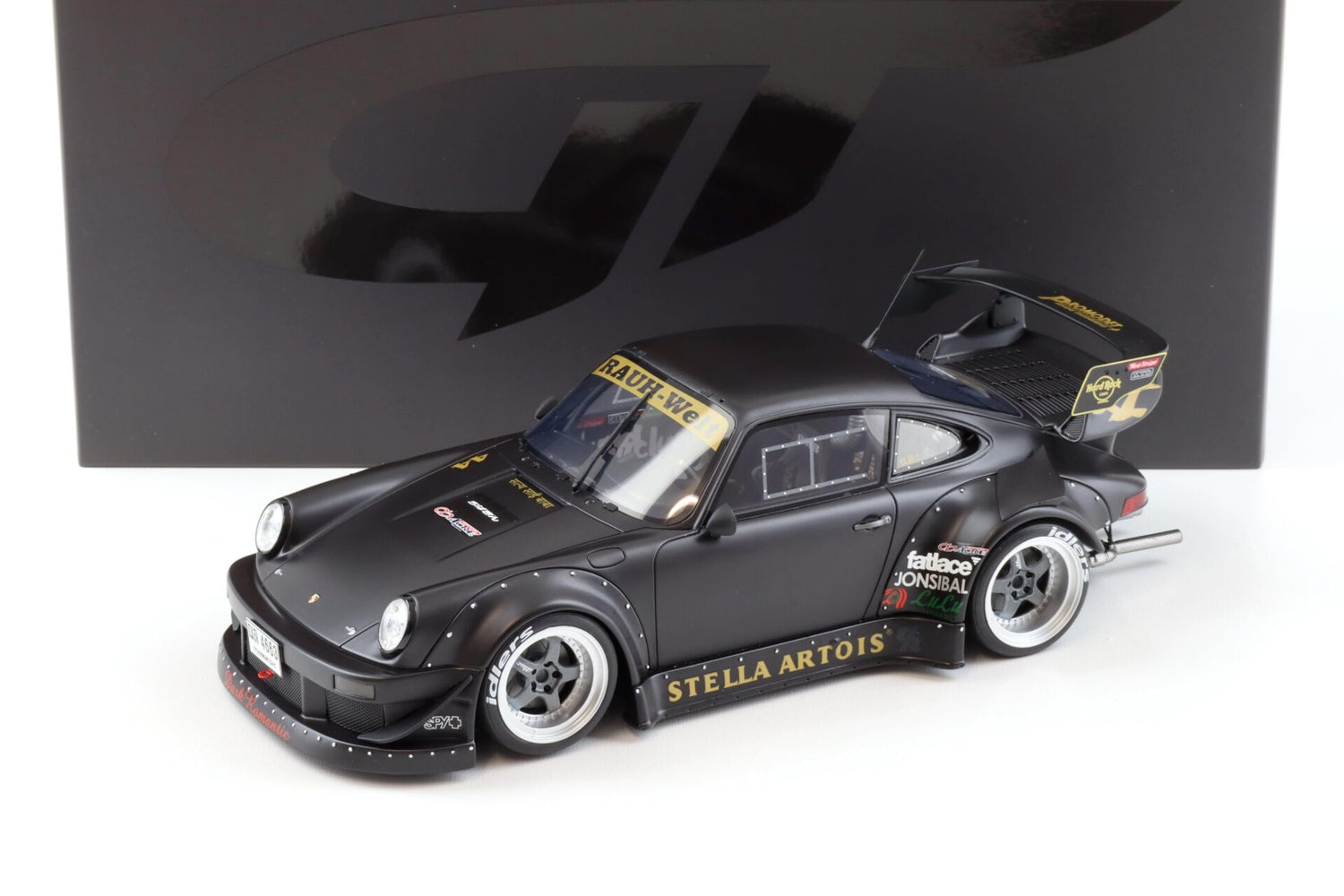 GT SPIRIT-Porsche 911 (964) RWB Stella Artois Satin black 2010