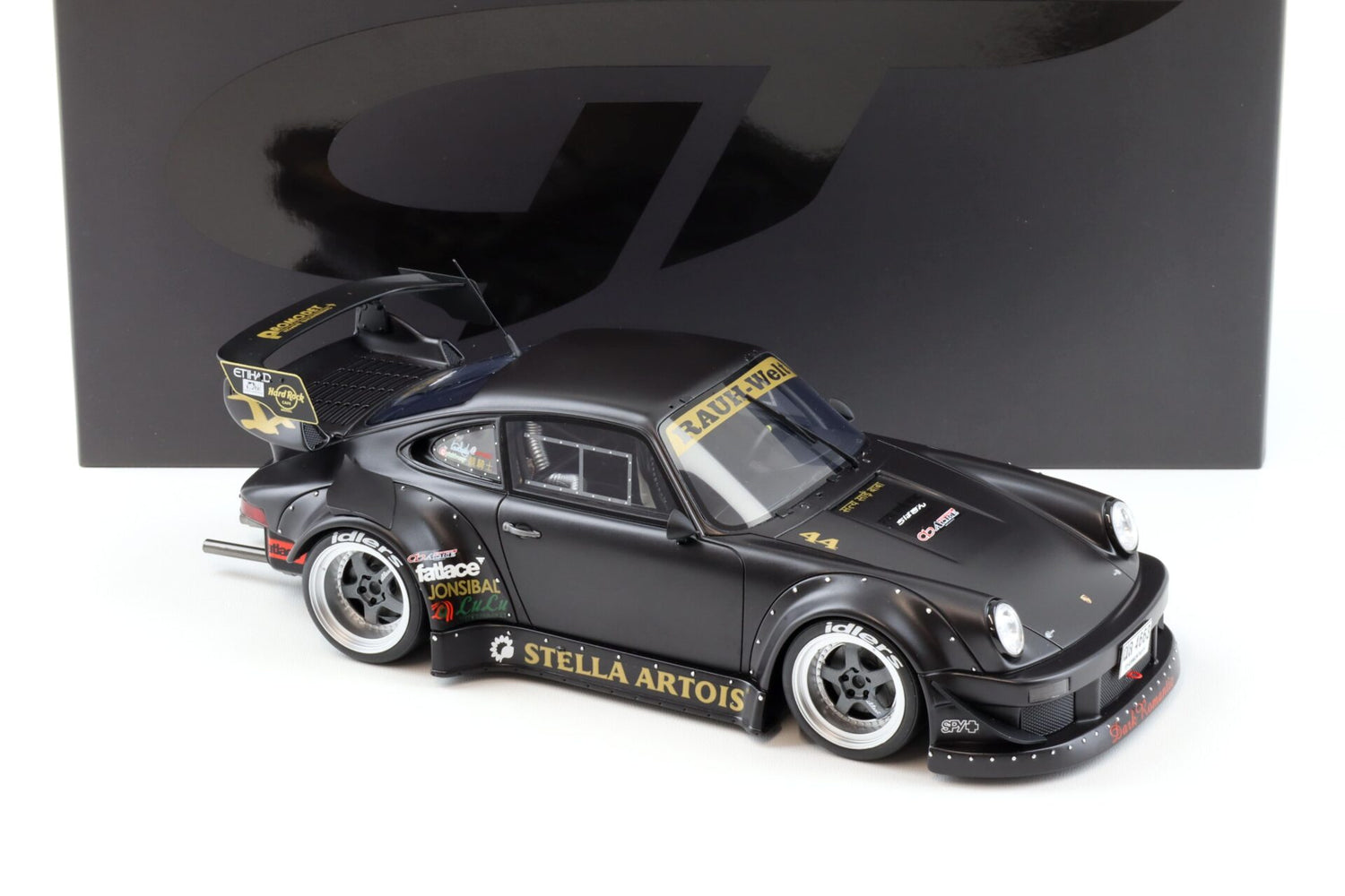 GT SPIRIT-Porsche 911 (964) RWB Stella Artois Satin black 2010