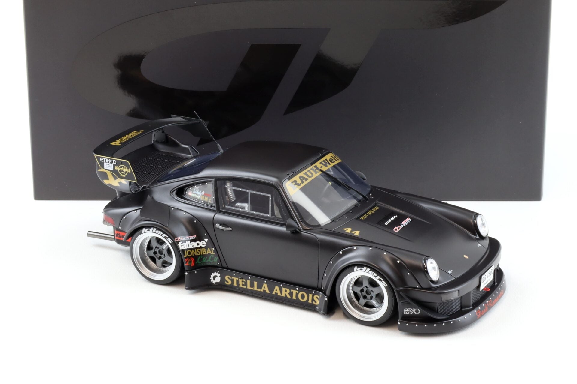 GT SPIRIT-Porsche 911 (964) RWB Stella Artois Satin black 2010