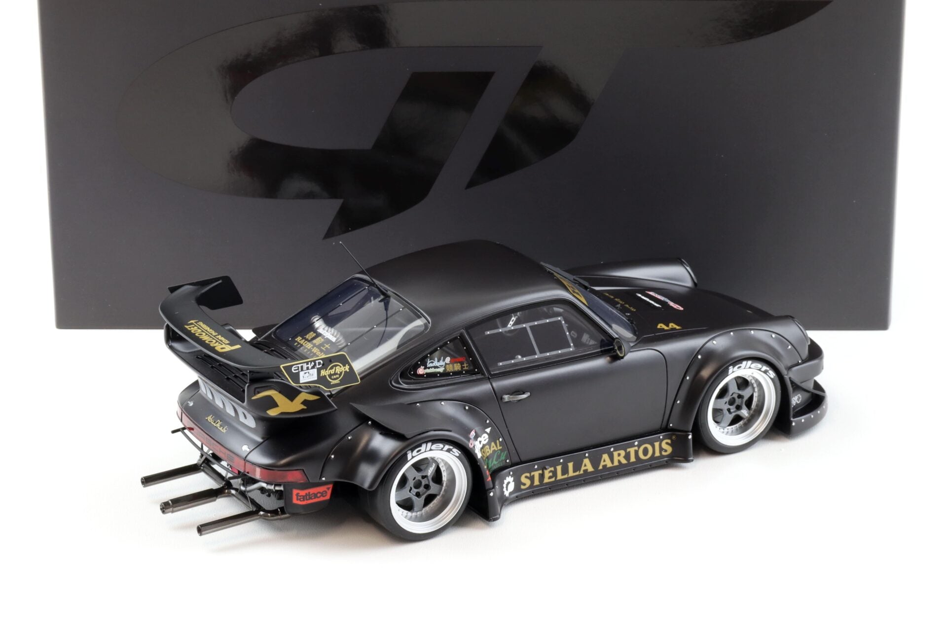 GT SPIRIT-Porsche 911 (964) RWB Stella Artois Satin black 2010