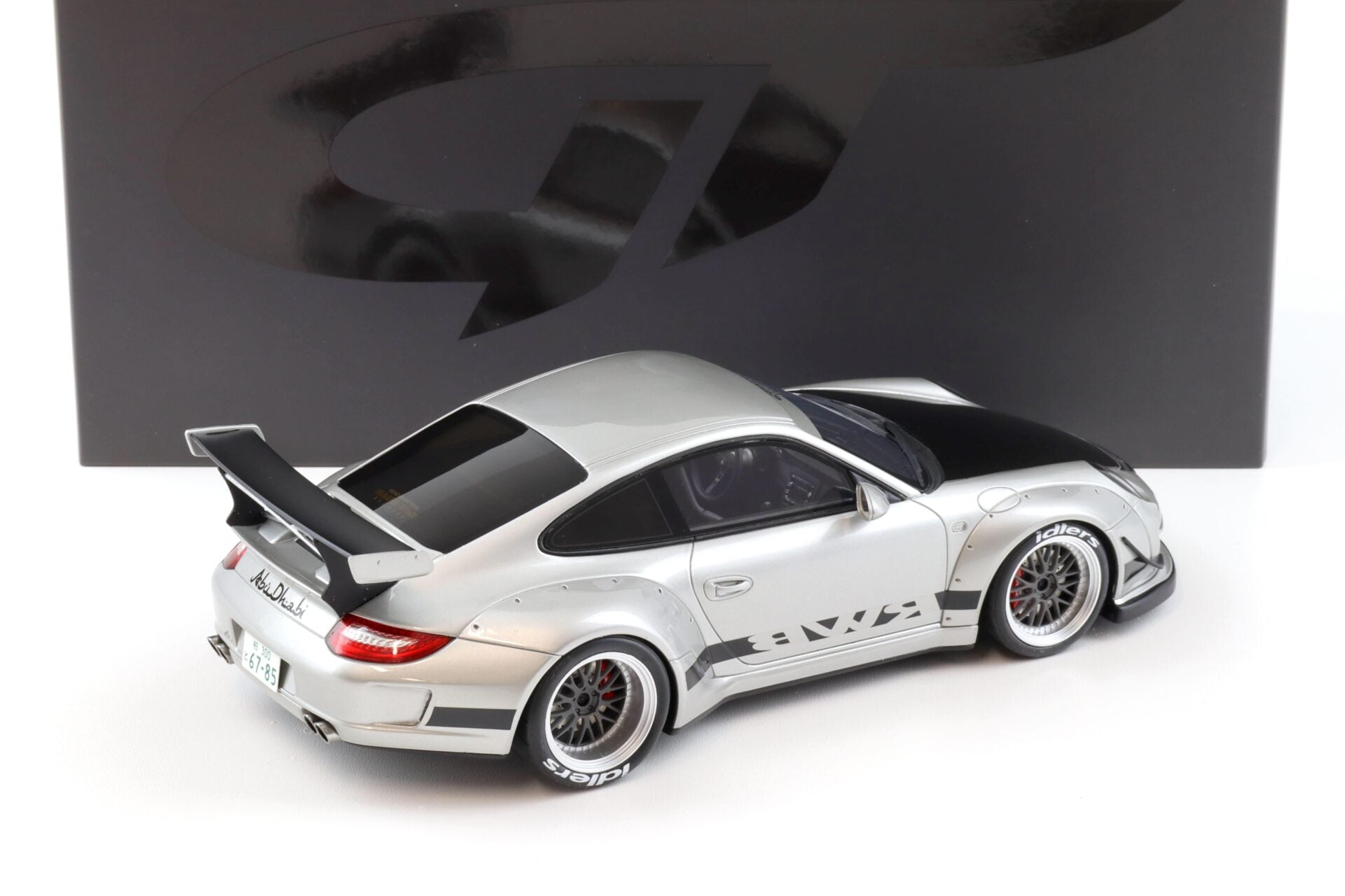 GT SPIRIT-Porsche 911 997 RWB ABU Rough World Arctic silver 2024