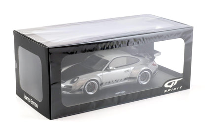 GT SPIRIT-Porsche 911 997 RWB ABU Rough World Arctic silver 2024
