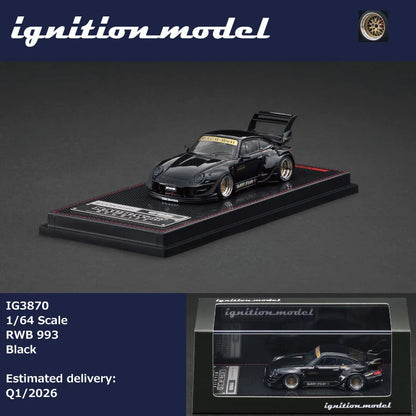 Ignition Model 1/64-RWB 993 Black IG3870