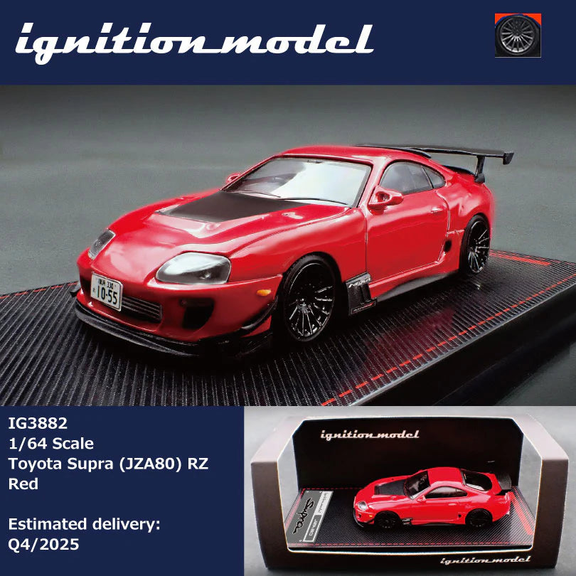 Ignition Model 1/64-Toyota Supra (JZA80) RZ Red IG3882
