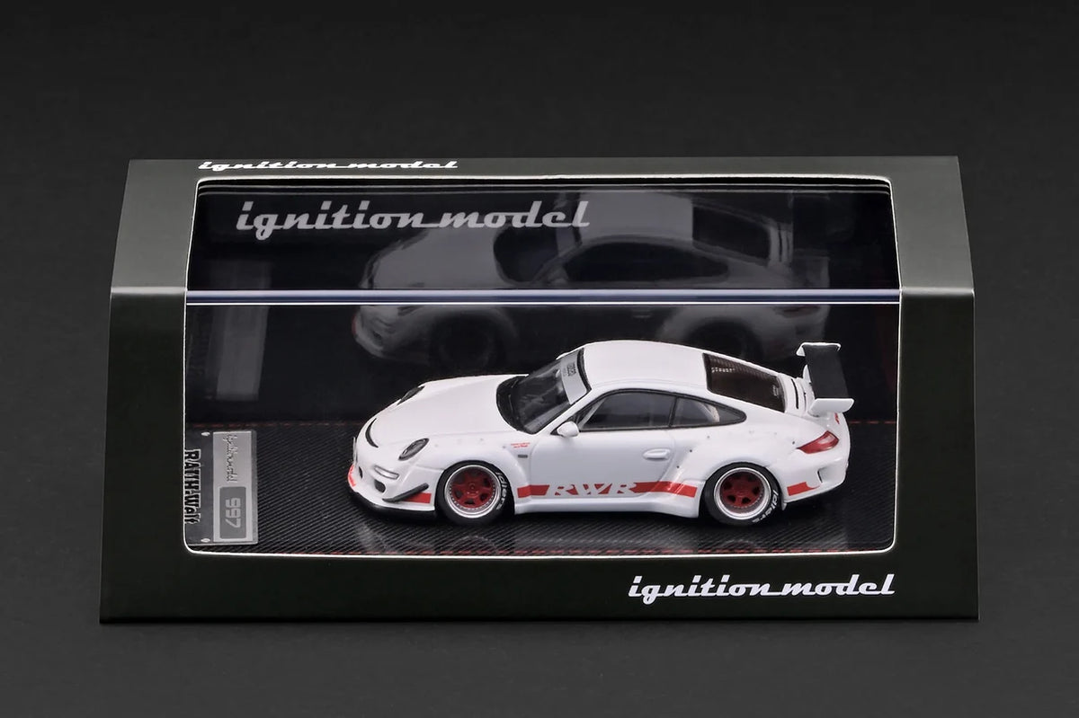 (PRE-ORDER 2027) Ignition Model RWB 997 GT3 White 1:64 – IG4099
