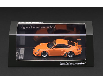 (PRE-ORDER 2026/2027) Ignition Model 1:64 Porsche 911 (997) GT3 RWB Rauh-Welt Begriff – Orange – Limited Edition – IG4100