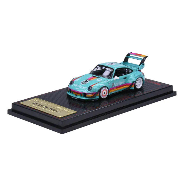 Ignition Model 1:64 RWB Porsche 993 Vaillant – Vert – CDX Exclusive – Boîte Acrylique IG4142
