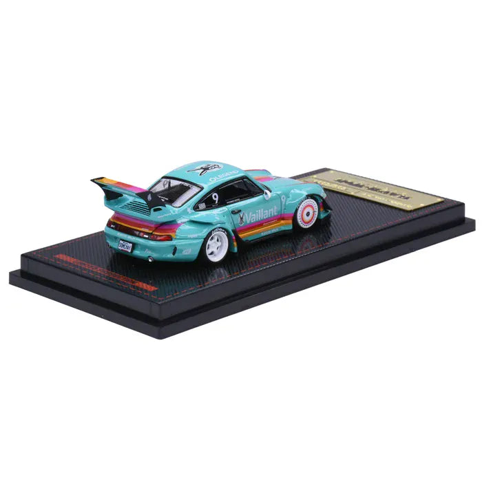 Ignition Model 1:64 RWB Porsche 993 Vaillant – Vert – CDX Exclusive – Boîte Acrylique IG4142