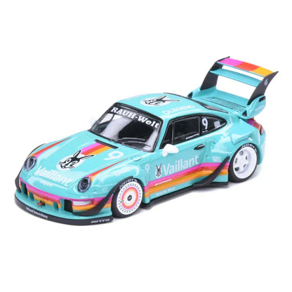 Ignition Model 1:64 RWB Porsche 993 Vaillant – Vert – CDX Exclusive – Boîte Acrylique IG4142