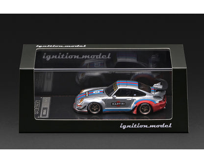 (PRE-ORDER 2026/2027) Ignition Model 1:64 Porsche 911 (993) RWB MARTINI – Argent – Édition limitée – IG4213