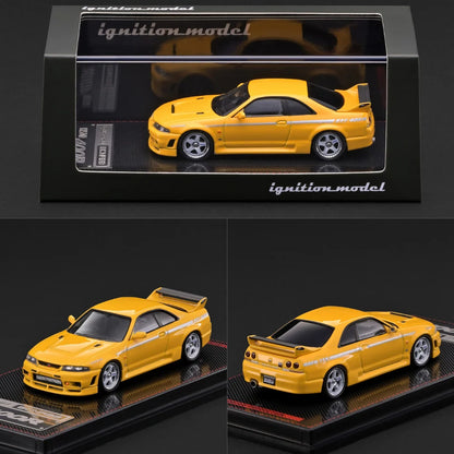 (PRE-ORDER 2026/2027) Ignition Model 1:64 Nissan NISMO 400R (BCNR33) – Jaune – Édition limitée – IG4272