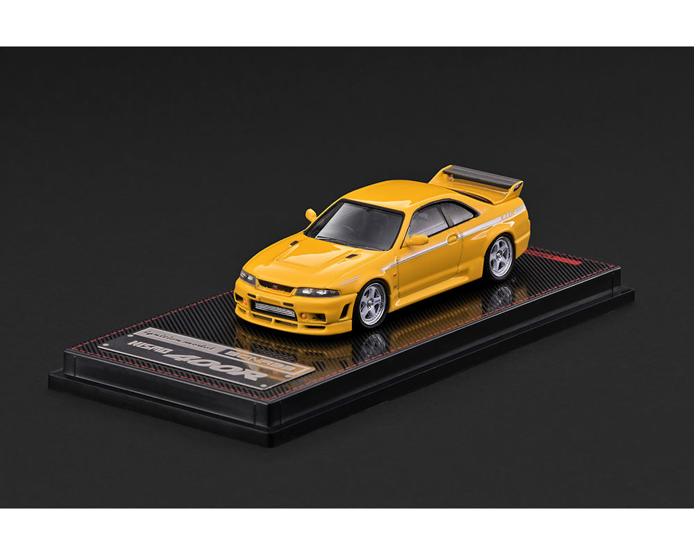 (PRE-ORDER 2026/2027) Ignition Model 1:64 Nissan NISMO 400R (BCNR33) – Jaune – Édition limitée – IG4272