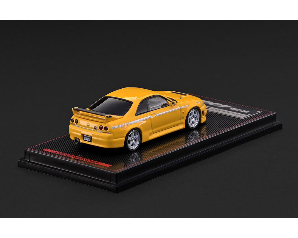 (PRE-ORDER 2026/2027) Ignition Model 1:64 Nissan NISMO 400R (BCNR33) – Jaune – Édition limitée – IG4272