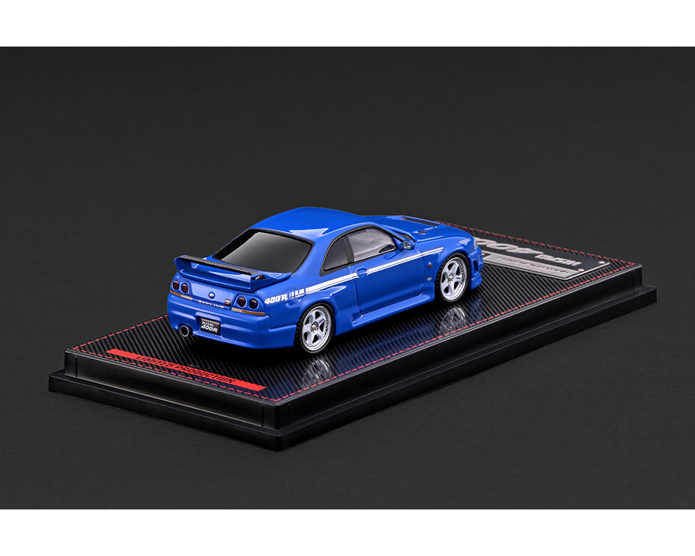 (PRE-ORDER 2026/2027) Ignition Model 1:64 Nissan NISMO 400R (BCNR33) – Bleu – Édition limitée – IG4273