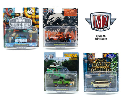 M2 Machines 1:64 Diorama 2025 Release 15 Assortment (67500-15)