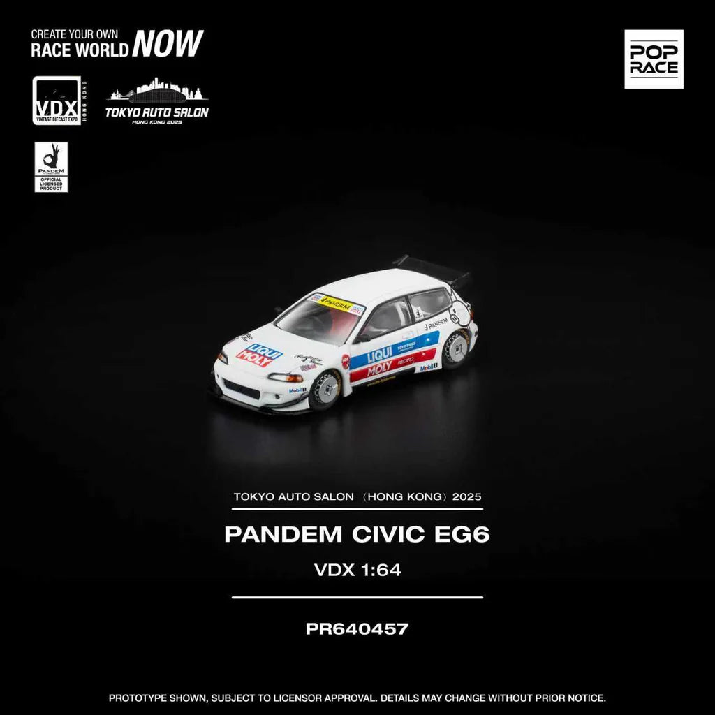 POPRACE 1/64-Pandem Civic EG6 RHD 5-TASHK PR640457