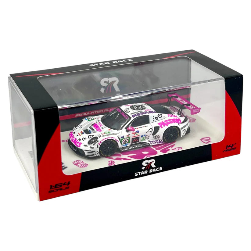Star Race 1/64 -Porsche 911 GT3 White &amp; Pink 