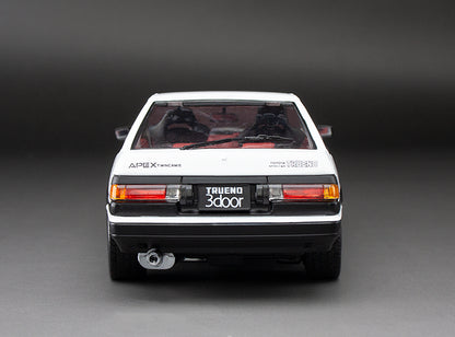 Toyota Sprinter Trueno GT Apex (AE86) – White/Black (SS51003)
