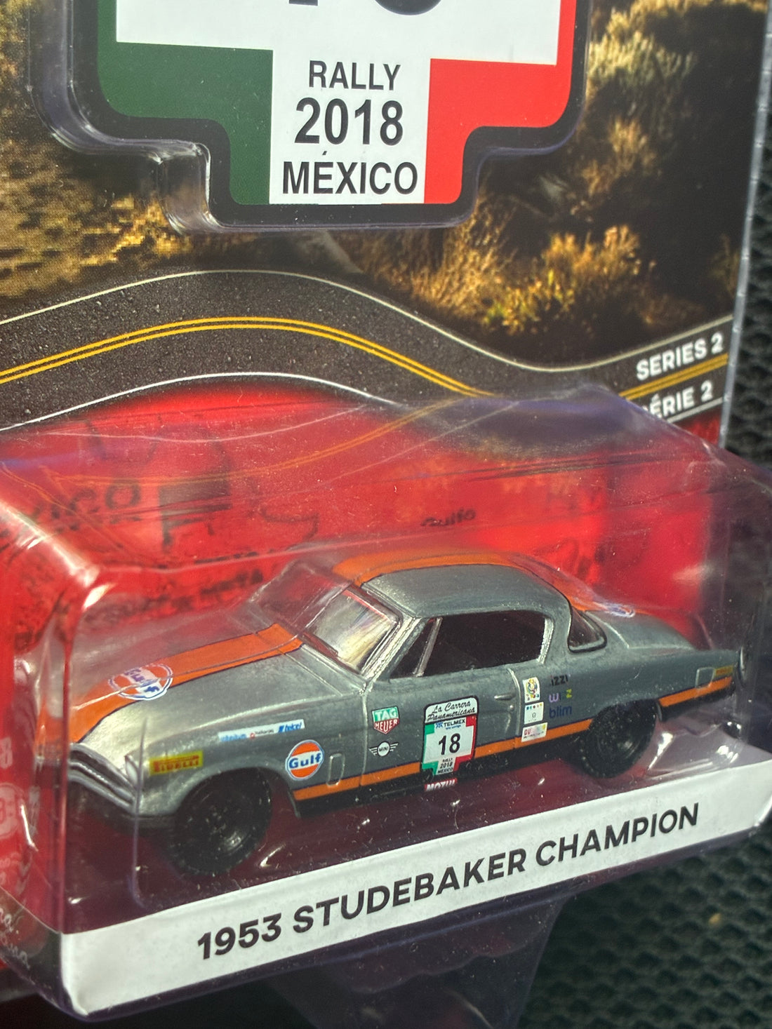 CHASE CAR GreenLight 1:64 1953 Studebaker Champion Gulf 