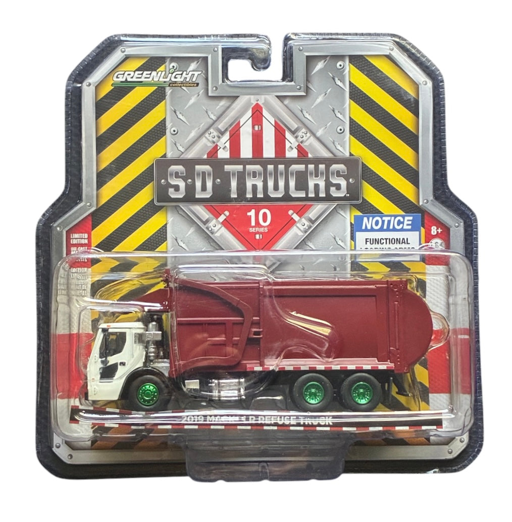 CHASE CAR GreenLight SD Trucks Series 10 2019 Mack LR Refuse Truck 1:64 – GL45100-C-CHASE