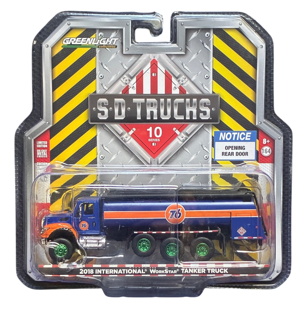 CHASE CAR GreenLight SD Trucks Series 10 2018 International WorkStar Tanker Truck – Union 76 1:64 GL45100-A-CHASE