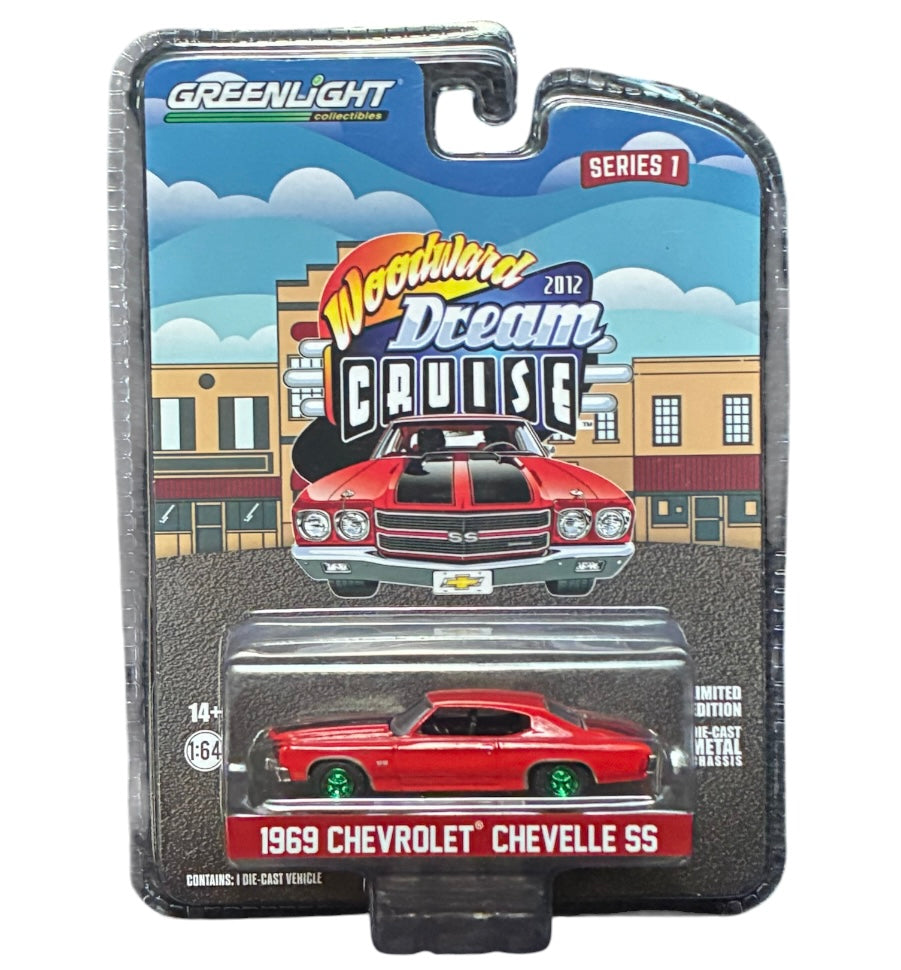 CHASE CAR – Chevrolet Chevelle SS 1969 – Woodward 2012 Dream Cruise Série 1 – GreenLight 1:64 – GL37289-C-CHASE