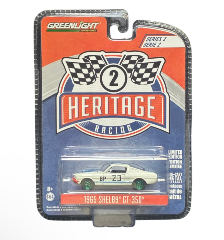 CHASE CAR – Shelby GT-350 1965 – Heritage Racing Series 2 – Green Machine – GreenLight 1:64 – GL13220-D-CHASE
