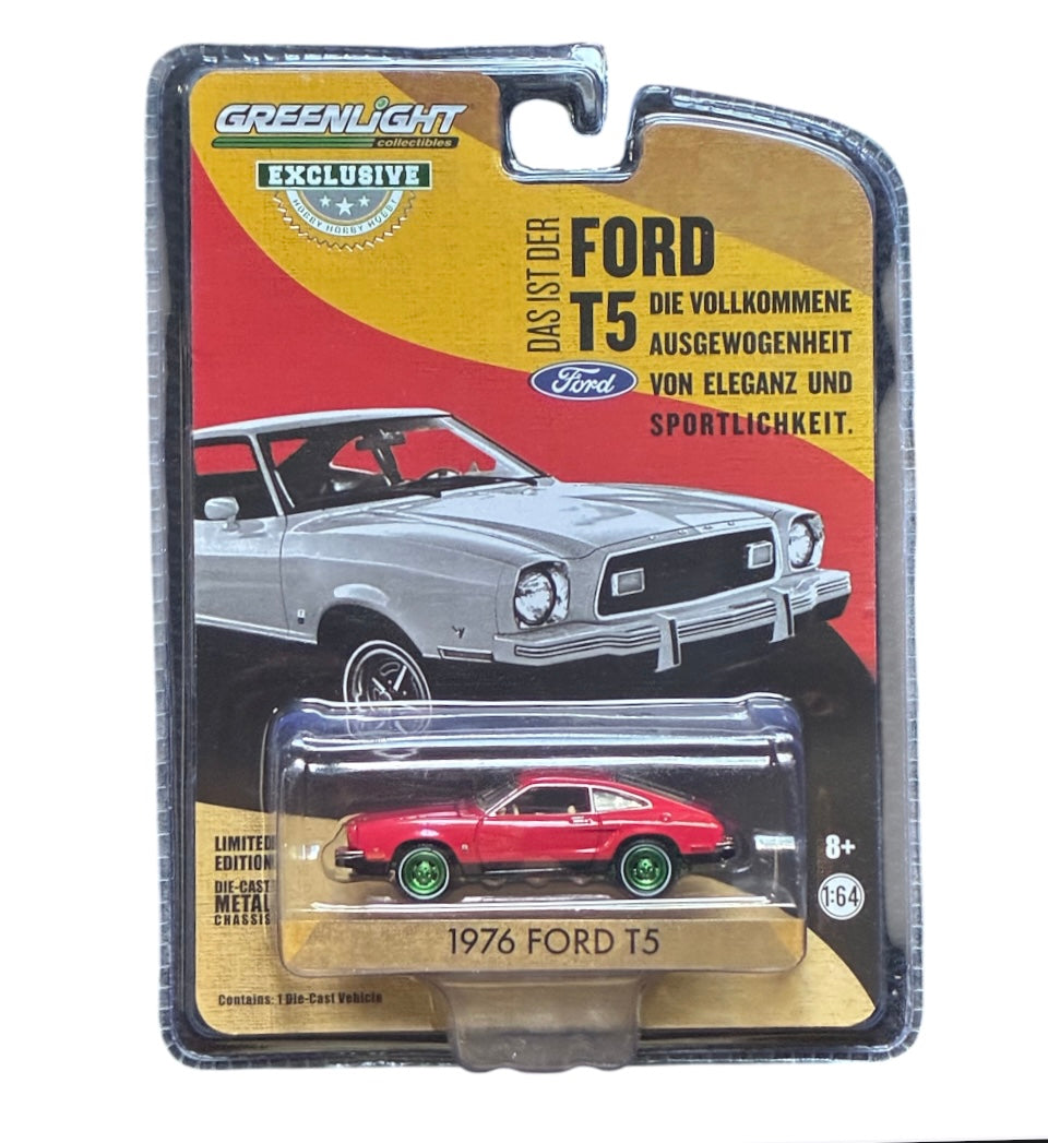 CHASE CAR – Ford T5 1976 – Green Machine – GreenLight Hobby Exclusive 1:64 – GL30204-CHASE