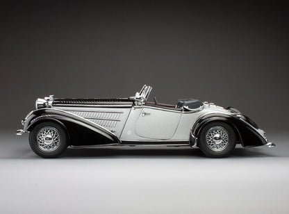 1939 Horch 855 Roadster - Black / Silver