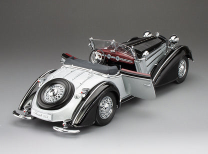 1939 Horch 855 Roadster - Black / Silver