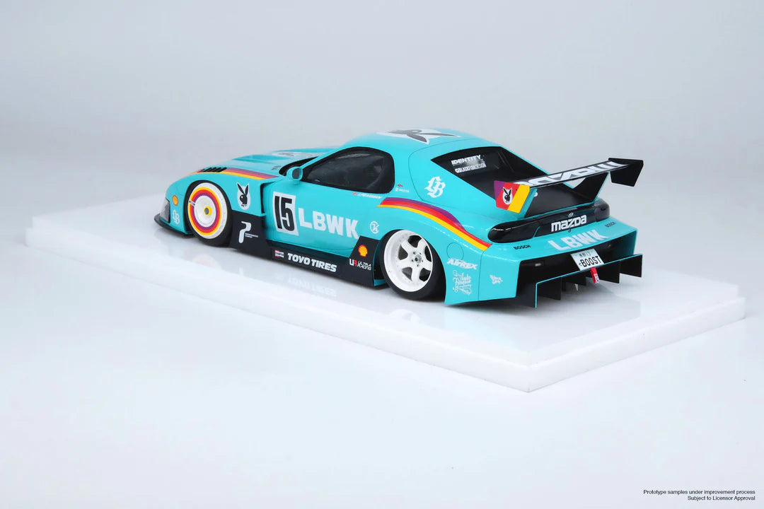 Inno18 1:18 Mazda RX7 (FD3S) LB-SUPER SILHOUETTE BLUE IN18-LBWKRX7-03