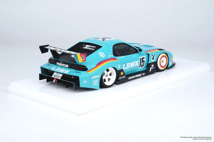 Inno18 1:18 Mazda RX7 (FD3S) LB-SUPER SILHOUETTE BLUE IN18-LBWKRX7-03