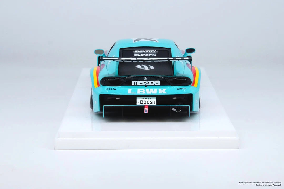 Inno18 1:18 Mazda RX7 (FD3S) LB-SUPER SILHOUETTE BLUE IN18-LBWKRX7-03