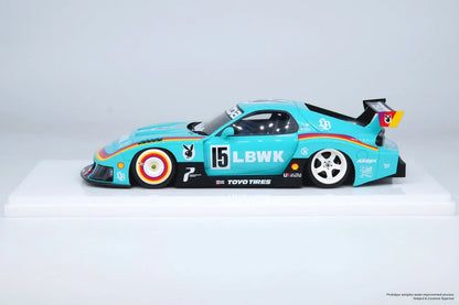 Inno18 1:18 Mazda RX7 (FD3S) LB-SUPER SILHOUETTE BLUE IN18-LBWKRX7-03