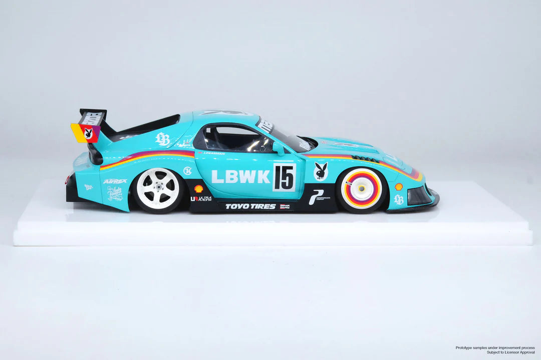Inno18 1:18 Mazda RX7 (FD3S) LB-SUPER SILHOUETTE BLUE IN18-LBWKRX7-03
