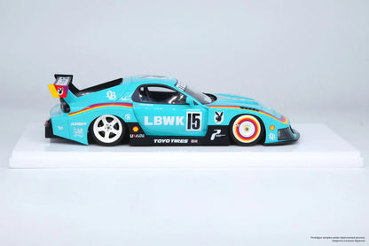 Inno18 1:18 Mazda RX7 (FD3S) LB-SUPER SILHOUETTE BLUE IN18-LBWKRX7-03