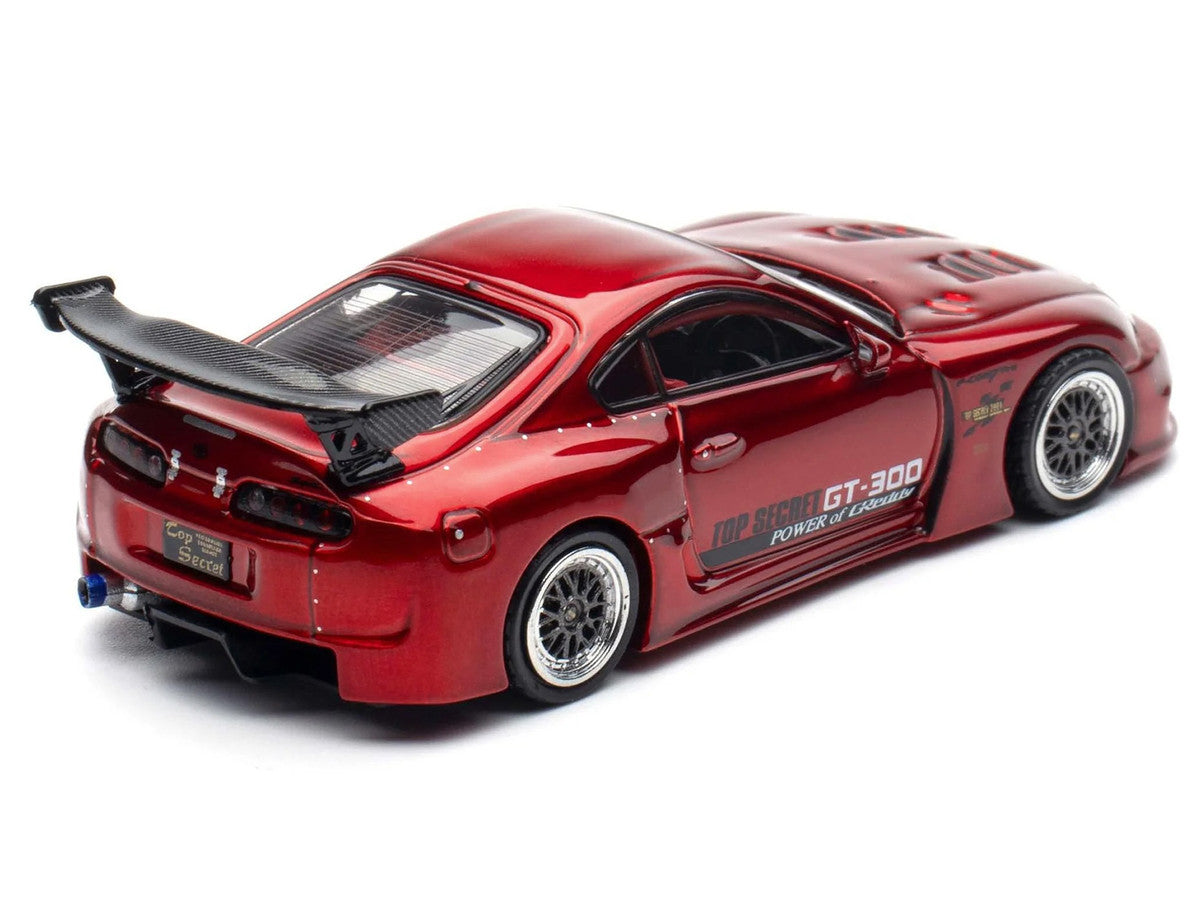 INNO64 1/64 - Toyota Supra (A80) "Top Secret" - IN64-A80TS-RED