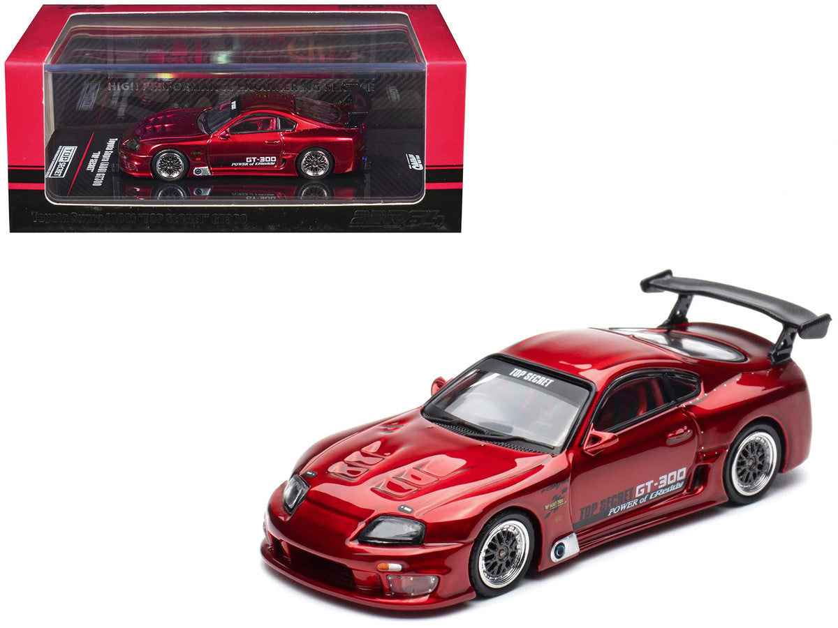 INNO64 1/64 - Toyota Supra (A80) "Top Secret" - IN64-A80TS-RED
