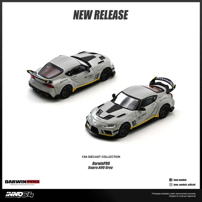 Toyota Supra A90 DarwinPRO Gris Mat INNO64 1:64 IN64-A90DP-MGRAY