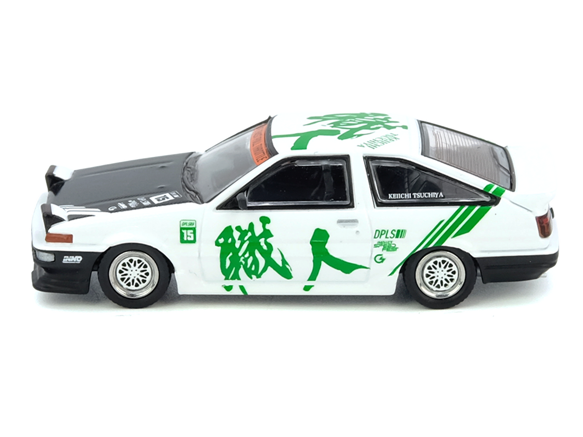 INNO64 1/64 - Toyota Sprinter Trueno AE86 "Keiichi Tsuchiya" Limited Edition - IN64-AE86-KT